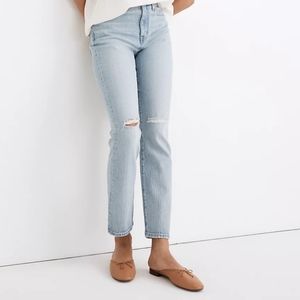 New Madewell The High Rise Slim Crop Boyfriend Jeans Dumas